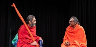 A historic meeting of spiritual lineages: Paramahamsa Sri Swami Vishwananda and HH Chinna Jeeyar Swamiji in Frankfurt