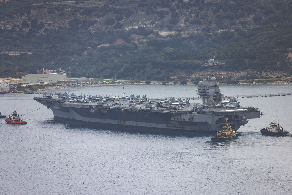 Editors’ Choice: How bad could it get? USS Gerald R. Ford undergoes repairs in Crete