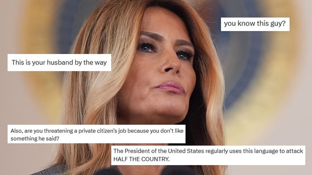 Viral backfire: Melania Trump called out as hypocrite after Jimmy
