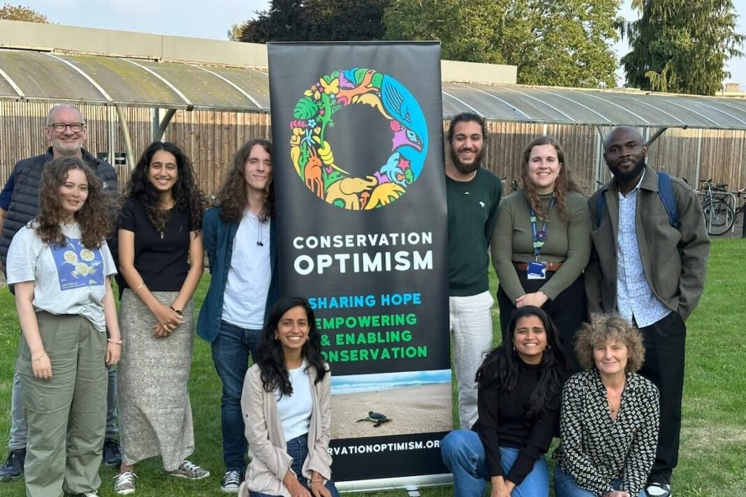 Some of the Conservation Optimism team at their summit last year. Image courtesy of Conservation Optimism.