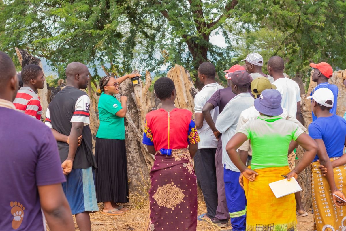 a Moreangels Mbizah 2026 Zimbabwe Mbire Ward 16 WCA Staff Leading Lion Light Installation And Distri