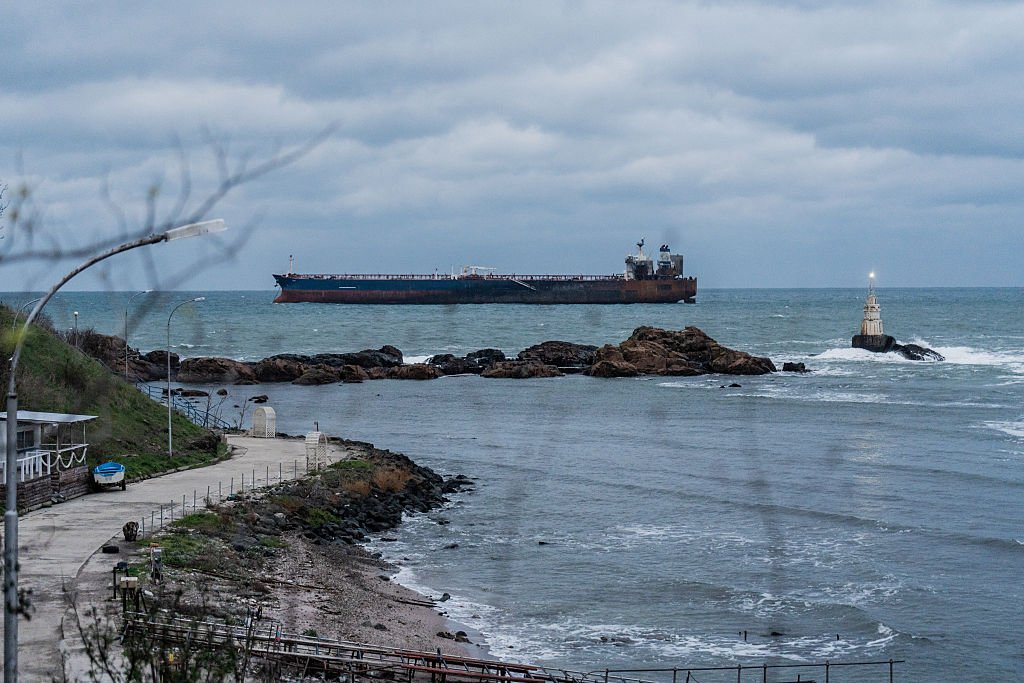 Kairos Tanker, EU-Sanctioned Vessel Damaged In Alleged Drone Attack, Stranded Off Bulgarian Coast