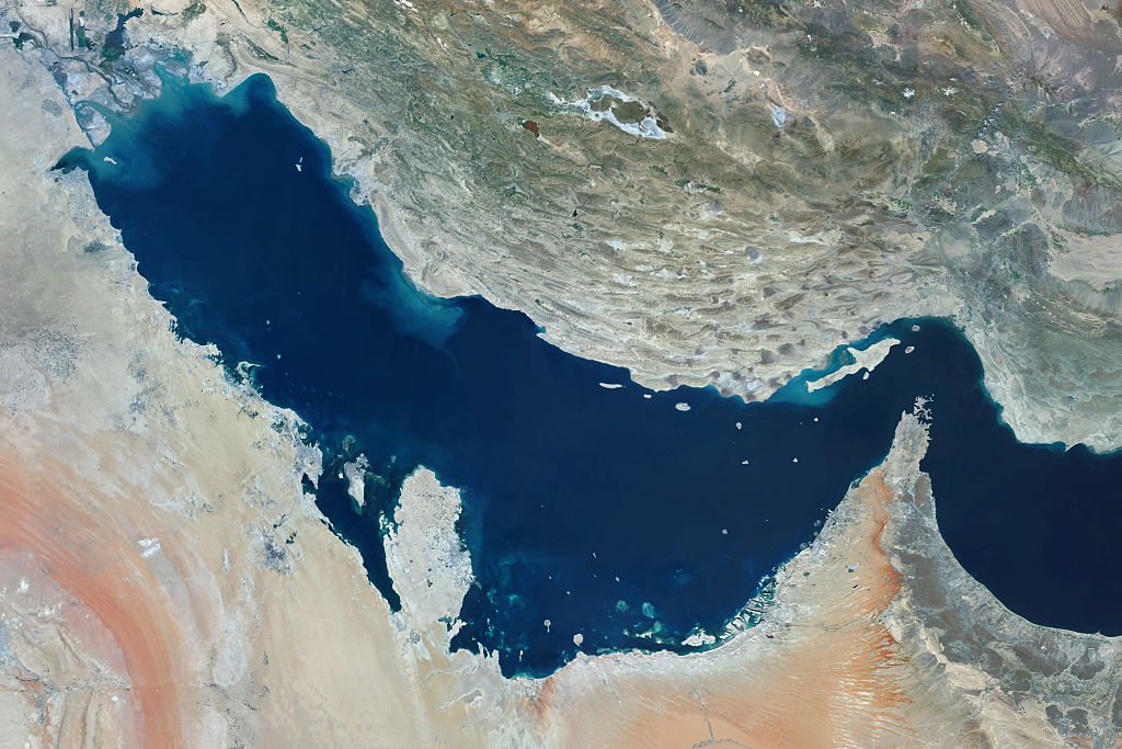 Satellite Imagery Of The Persian Gulf
