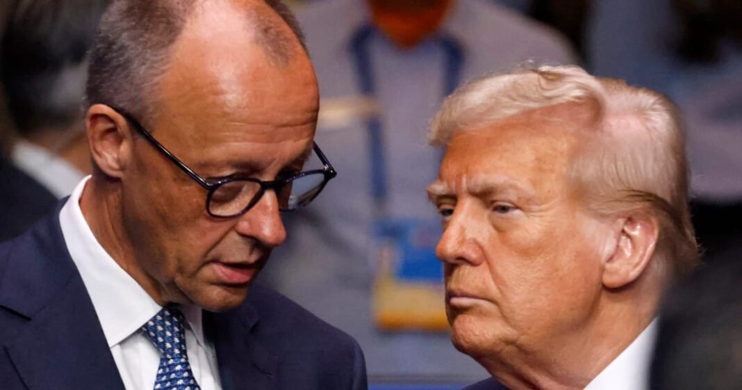 Merz’s strategy for dealing with Trump’s anger: Tell him he’s