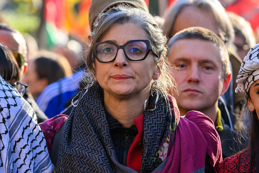 Demonstration against war economy and in support of Palestine