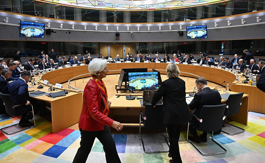 Eurogroup Finance Ministers Meeting in Brussels