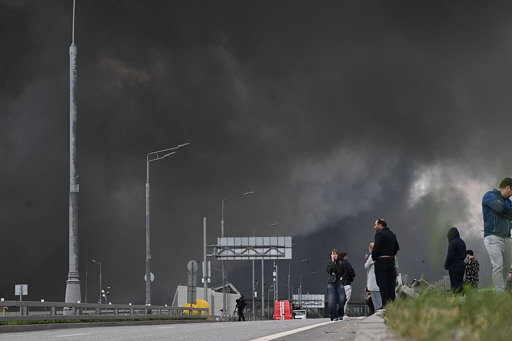 Ukraine sets Moscow refinery ablaze in biggest attack in years
