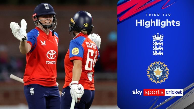 Highlights from the third T20 between England and India in Taunton. 