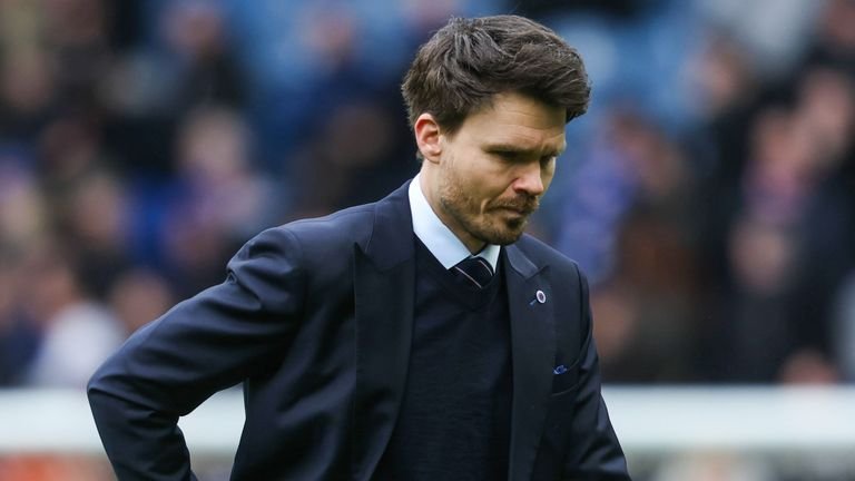 Danny Rohl was in charge at Rangers for less than eight months