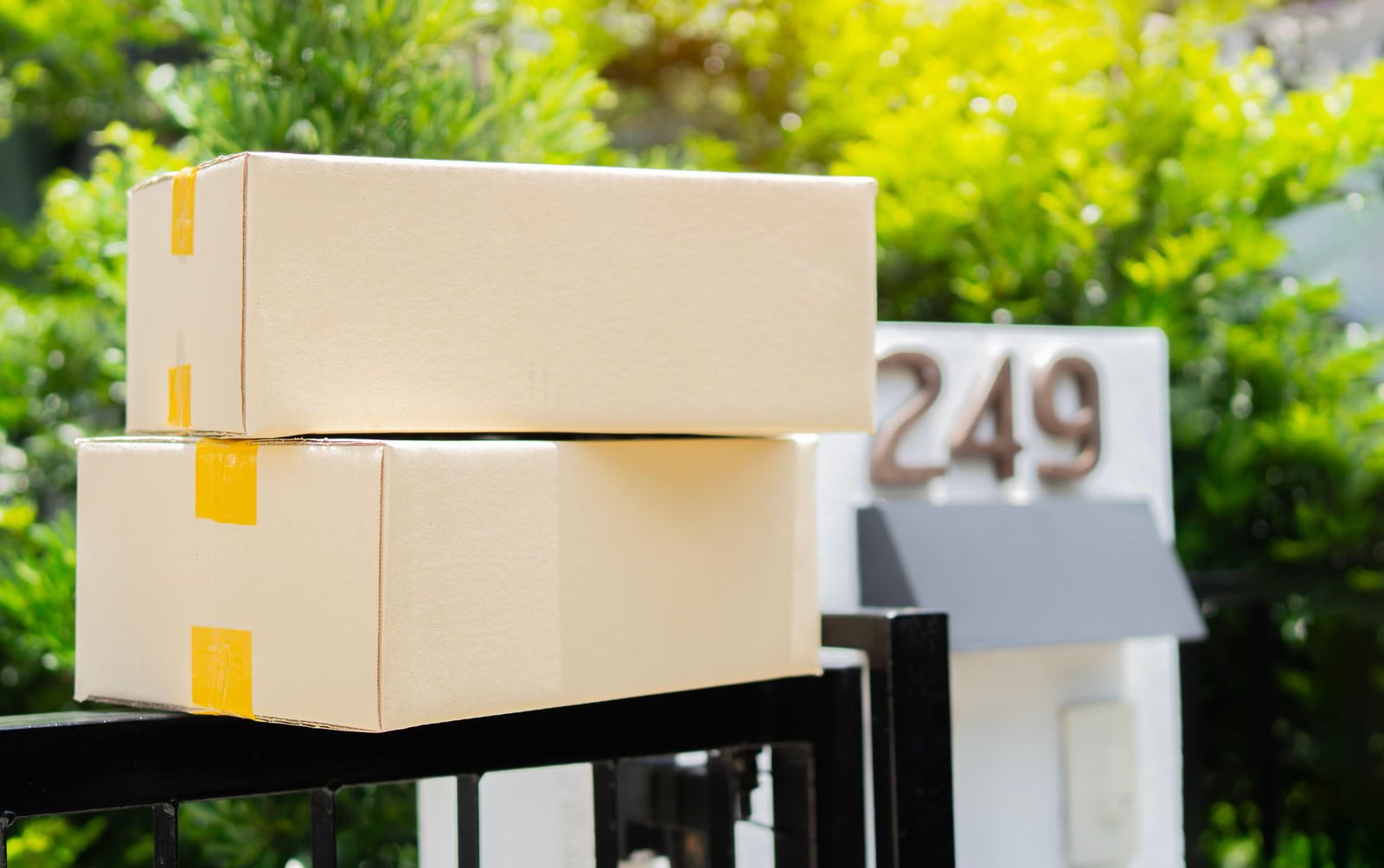 Being mindful of possible deliveries and letting a trusted neighbour know you’re going away also helps