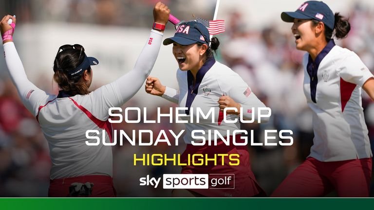 SOLHEIM CUP SUNDAY HIGHLIGHTS
