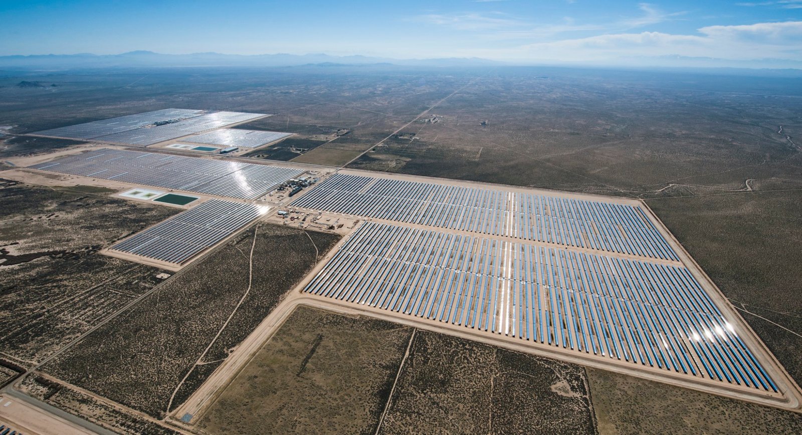 A solar plant project in Mojave Desert. Image by California Energy Commission via Flickr (CC BY 2.0).