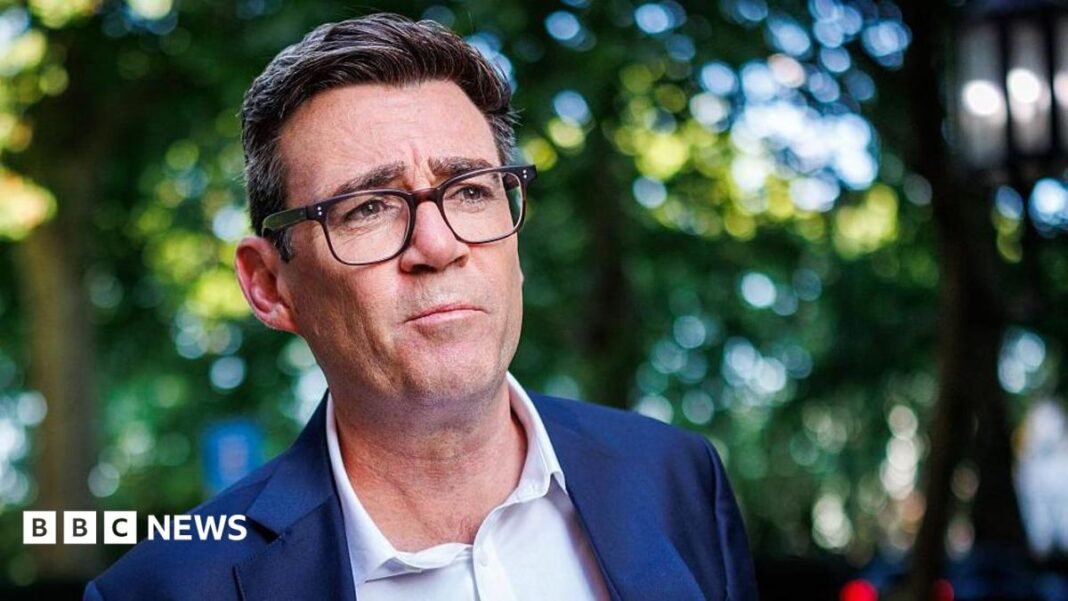 Burnham to promise new path for UK when he becomes Labour MP Andy Burnham photographed outside against a blurred background of trees near the river Thames in central London.