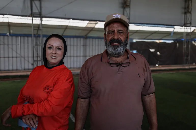 Life after amputation: Gaza women find recovery through football 1 Kafah al-Fakhouri and Fouad Abu Ghalyon have played a key role in the team