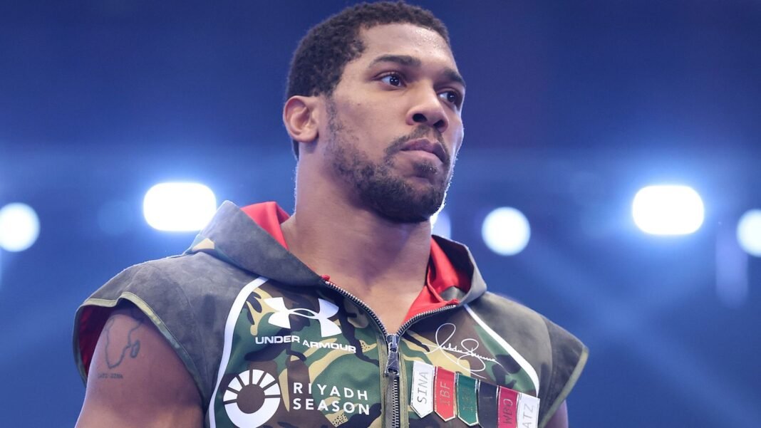 Joshua devotes win to late friends as 'lovely treat' of Anthony Joshua walks to the ring ahead of his meeting with Kristian Prenga in Jeddah