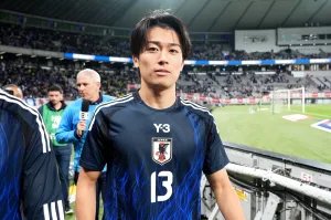 25 Hottest Soccer Stars at the 2026 World Cup: Rodrigo De Paul, Jude Bellingham, Christian Pulisic and More 29 CHOFU, JAPAN - OCTOBER 14: Keito Nakamura of Japan looks on after the international friendly match between Japan and Brazil at Tokyo Stadium on October 14, 2025 in Chofu, Tokyo, Japan. (Photo by Koji Watanabe/Getty Images)