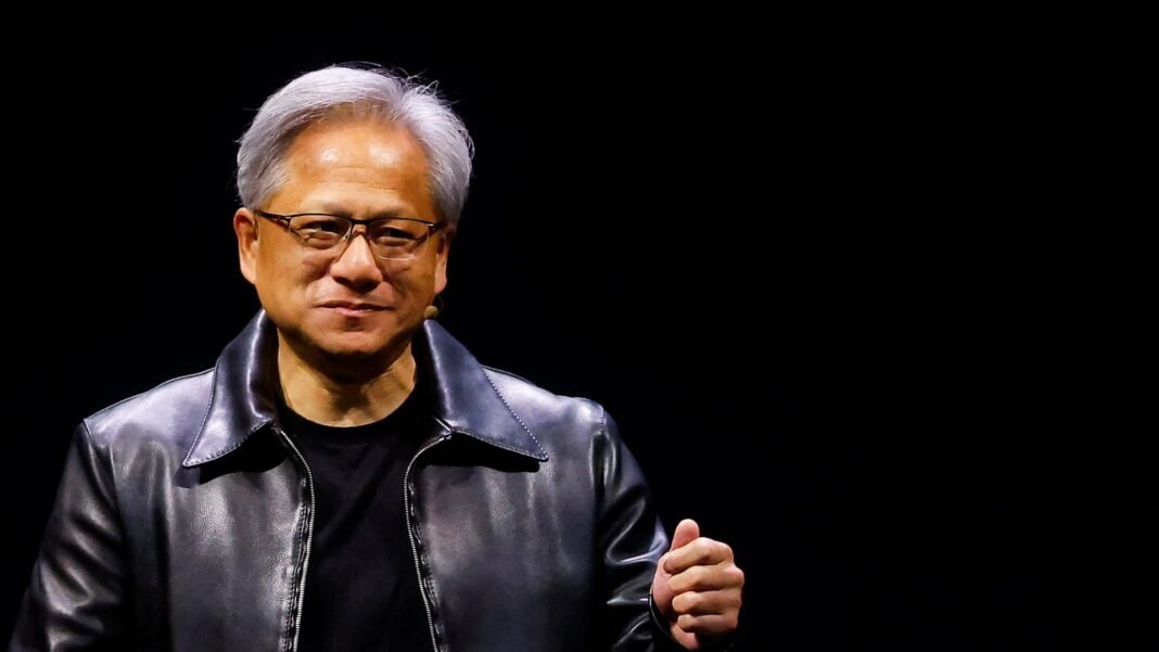 Leather jacket worn by Nvidia CEO goes for just under