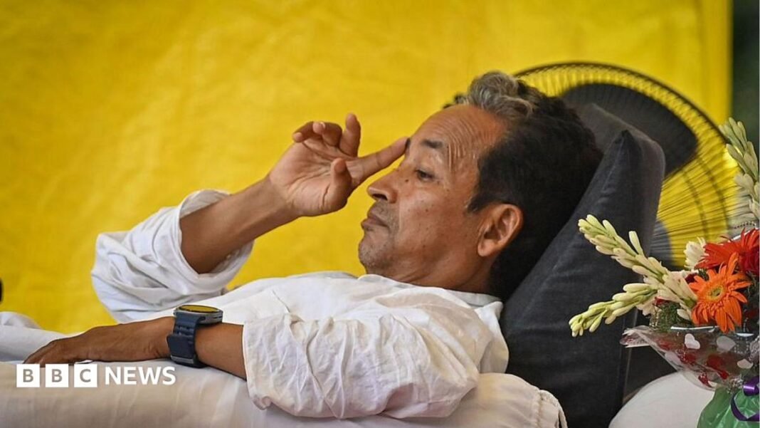 Environmental activist and education reform campaigner Sonam Wangchuk continues his indefinite hunger strike.