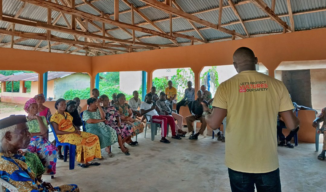 Michael Manja Williams speaking to Vulture Guardians in a coastal village in Akwa Ibom State. 