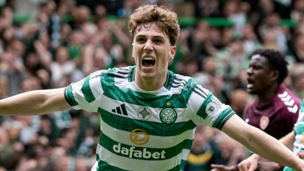 Celtic's Arne Engels is a target for West Ham