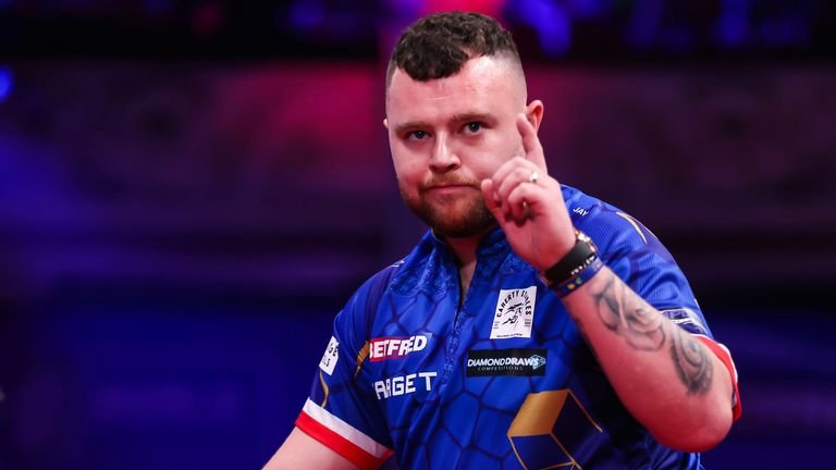 Josh Rock at the World Matchplay
