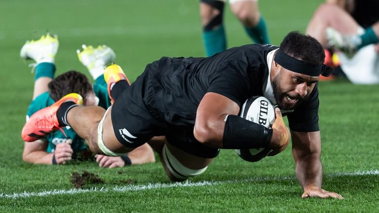Ruthless All Blacks prove too strong for Ireland at Eden Park 1 Lock Patrick Tuipulotu dived over for the first try of the contest in the 15th minute