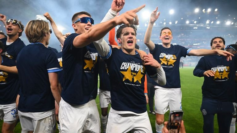 Tzolis' goals fired Club Brugge to the Belgian Pro League title last season