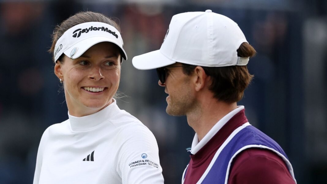 Esther Henseleit claimed a runner-up finish at the AIG Women's Open