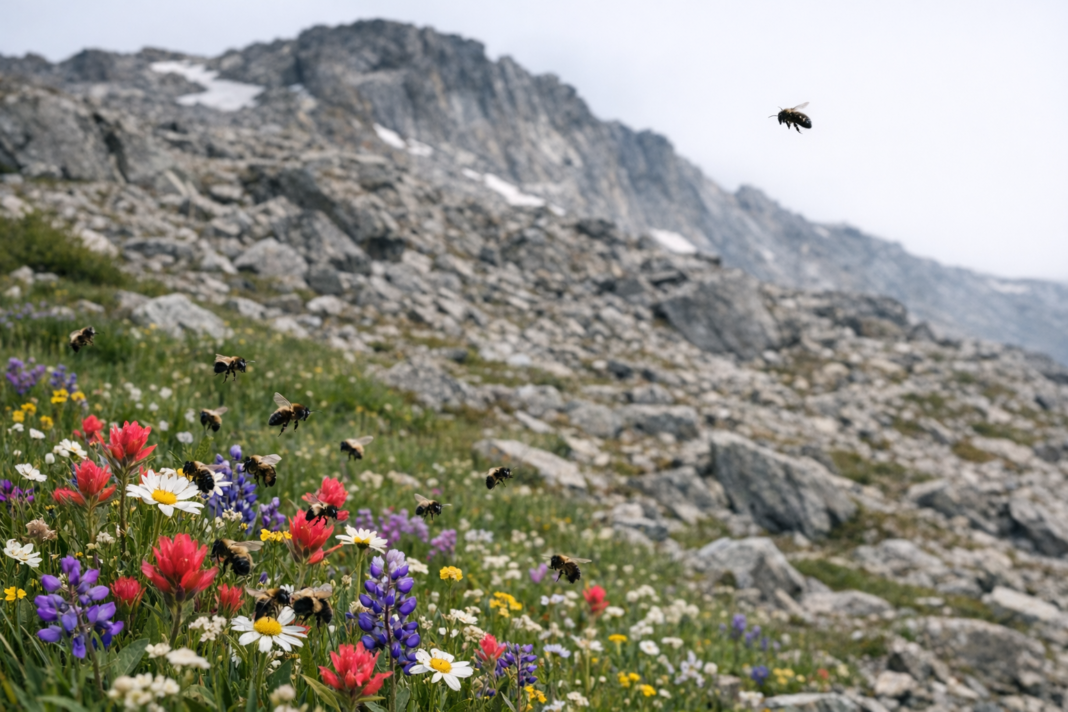 Oxygen and Air Pressure Could Stop Insects Climbing Mountains, Threatening Pollination