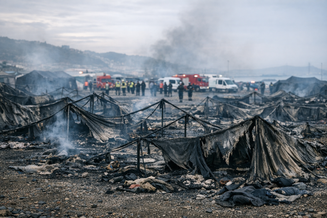 Camp Blaze in Ceuta Raises Fresh Concerns After Recent Migrant Influx Camp Blaze in Ceuta Raises Fresh Concerns After Recent Migrant Influx