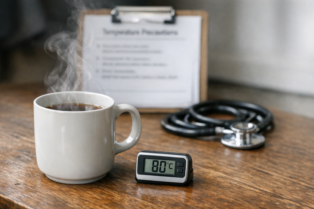 Very hot drinks can injure the food pipe and raise cancer risk, experts warn