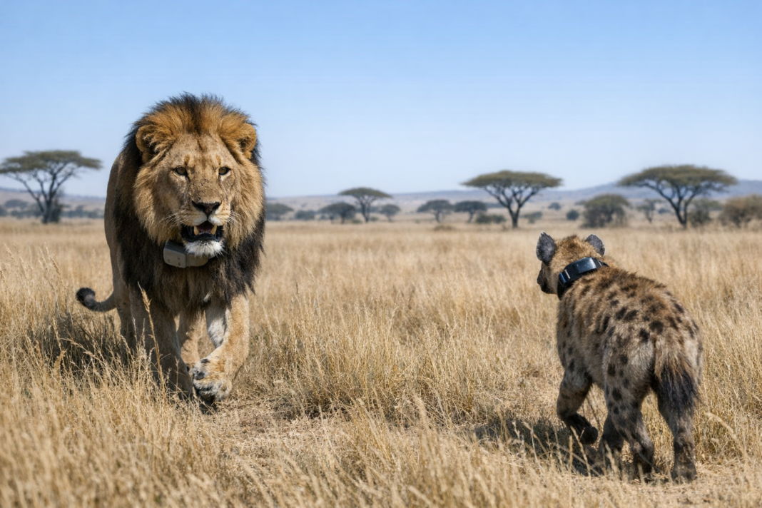 GPS collars upend assumptions about lion–hyena encounters in the wild