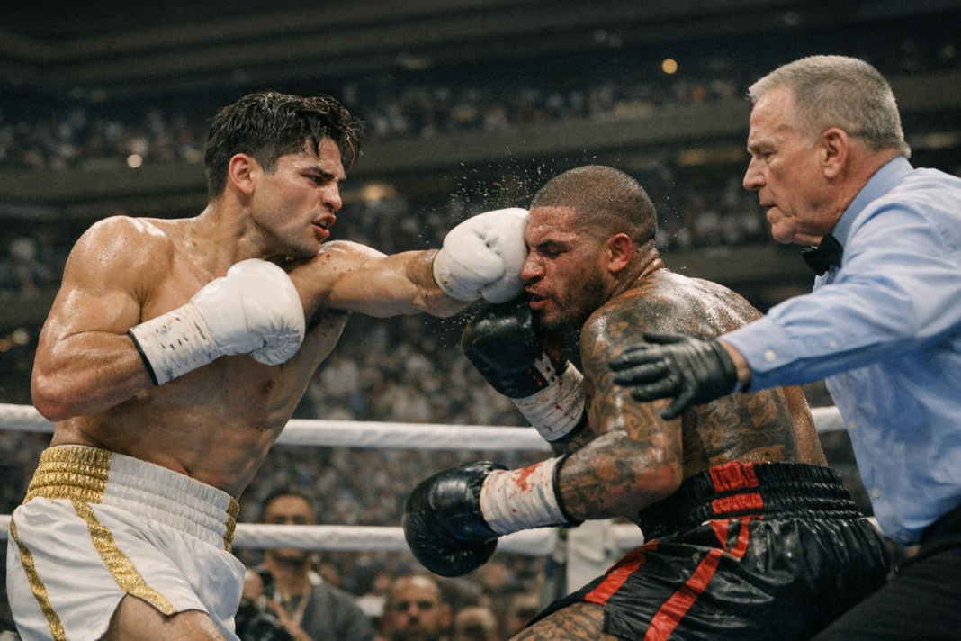 Garcia ends Benn fight in second round to keep WBC welterweight crown