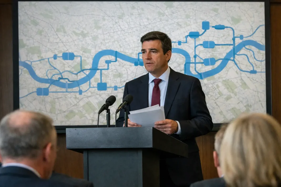 Burnham demands radical rethink on Thames Water amid pledge to bring essentials into public hands