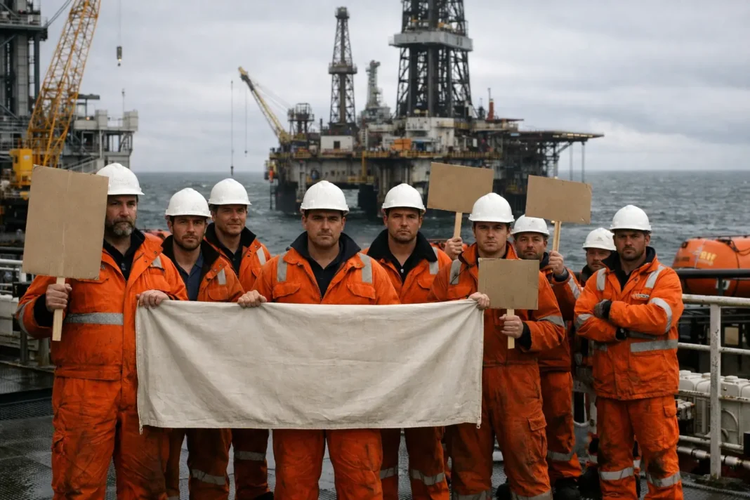 North Sea Workers Vote to Strike, Threatening UK Fuel Deliveries