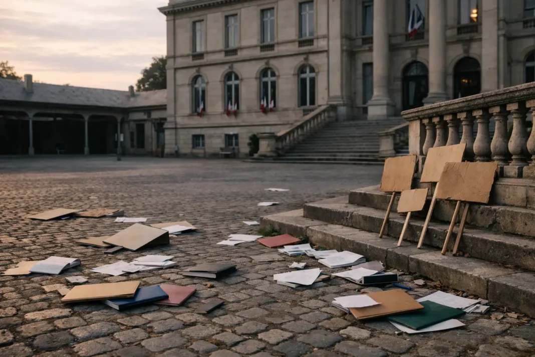 French pupils’ protests expose tensions over education funding
