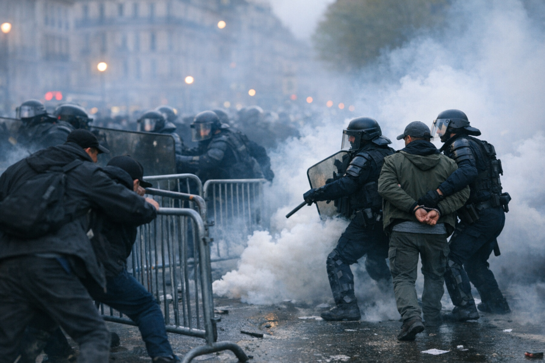 Widespread Student Demonstrations in France Produce Violent Clashes and Mass Arrests