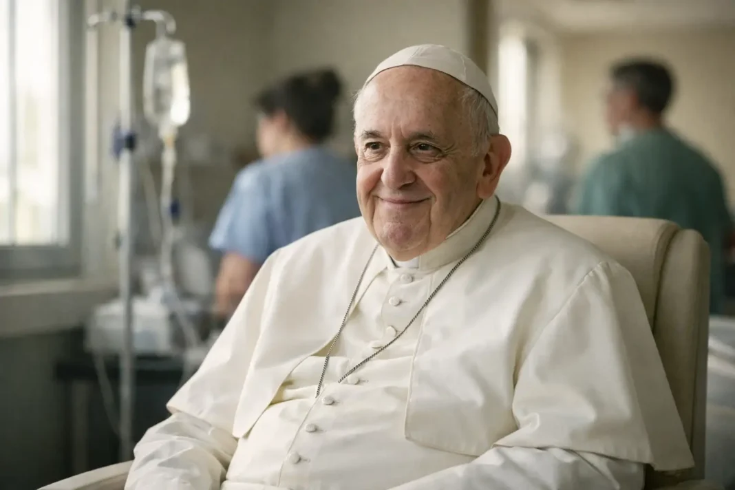 Pope Photographed for First Time Since Surgery and Lung Cancer Diagnosis